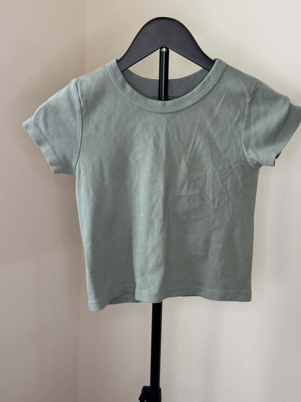 Brandy Melville Sage Green Baby Tee